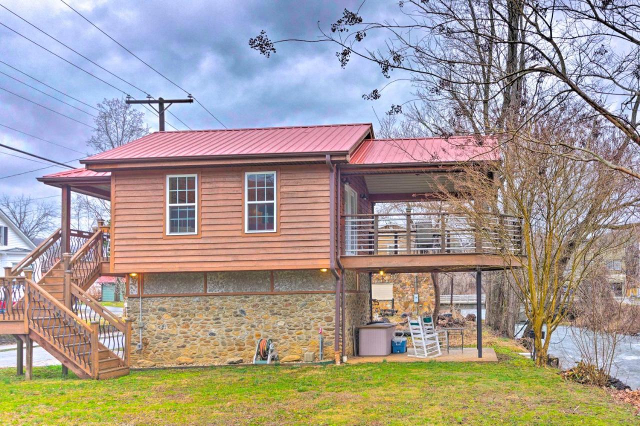 The Boat House Creekside Getaway In Hot Springs! Lejlighed Eksteriør billede